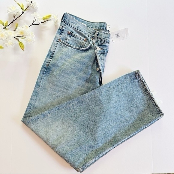 NEW Agolde Women’s Criss Cross Upsized Jeans - Picture 10 of 14